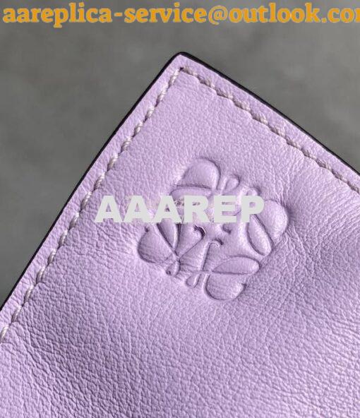 Replica Loewe Flamenco Clutch In Nappa Calfskin A411FC1 Light Mauve 8