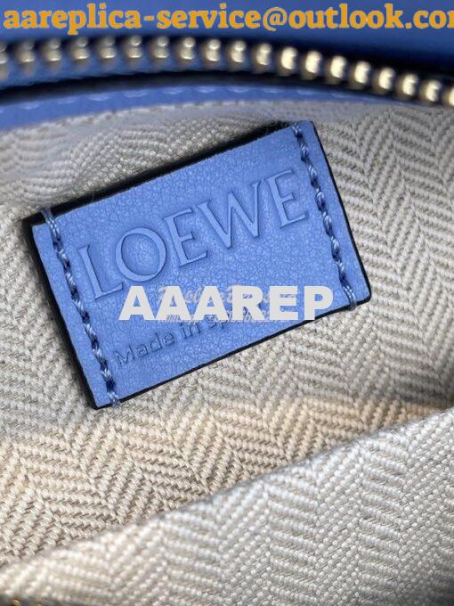 Replica Loewe Puzzle Hobo Bag In Nappa Calfskin A510J67 Olympic Blue 6