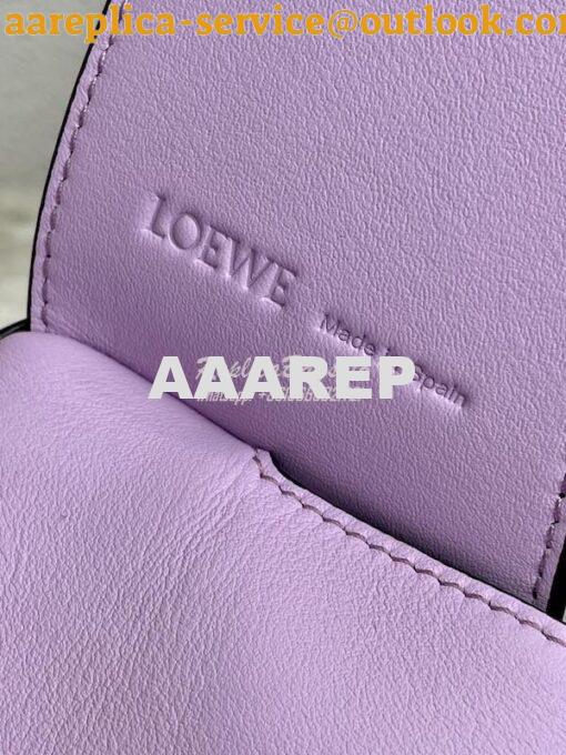 Replica Loewe Puzzle Hobo Bag In Nappa Calfskin A510J67 Light Mauve 7