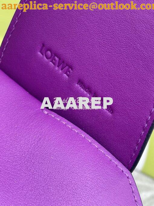 Replica Loewe Puzzle Hobo Bag In Nappa Calfskin A510J67 Purple 5