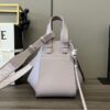 Replica Loewe Compact Hammock in satin calfskin A538H13 Pale Celadon G 11