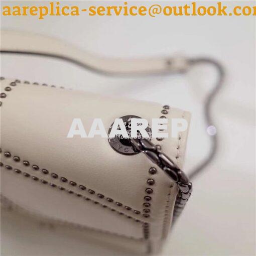 Replica BVLGARI 'Serpenti Forever' Flap cover bag 284446 white 6