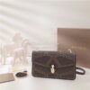 Replica BVLGARI 'Serpenti Forever' Flap cover bag 284446 black 10