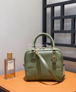 Replica Loewe Amazona 19 Square Bag in Nappa Calfskin A039N10 Avocado