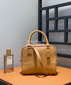 Replica Loewe Amazona 19 Square Bag in Nappa Calfskin A039N10 Warm Des