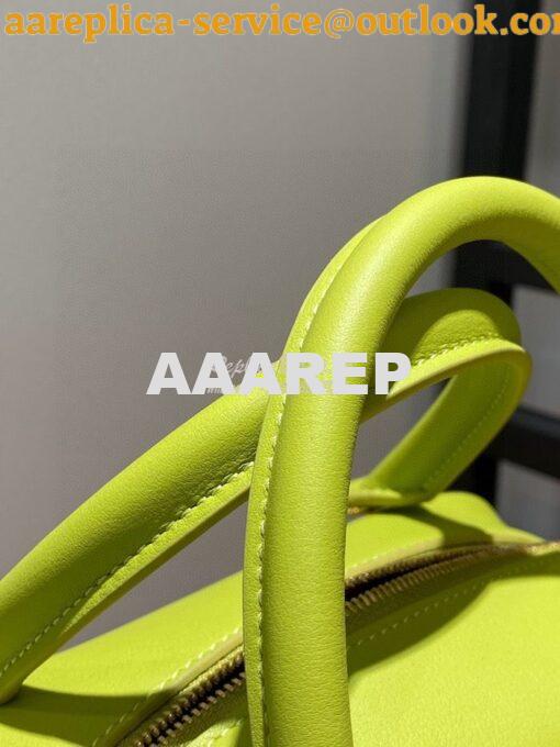 Replica Loewe Amazona 19 Square Bag in Nappa Calfskin A039N10 Lime 8