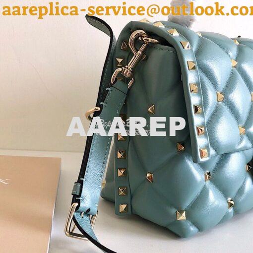 Replica Valentino Candystud Top Handle Bag Minty 6