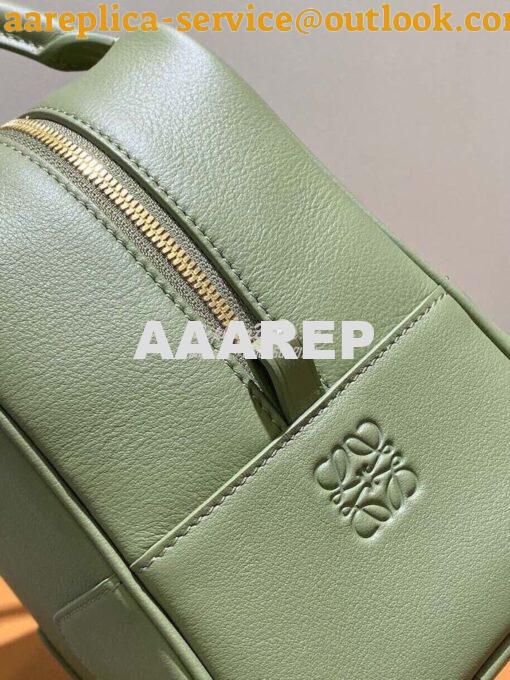 Replica Loewe Amazona 19 Square Bag in Nappa Calfskin A039N10 Avocado 6