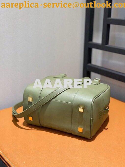 Replica Loewe Amazona 19 Square Bag in Nappa Calfskin A039N10 Avocado 9