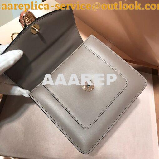 Replica Bvlgari Serpenti Forever Flap Cover Bag with Handle 284537 Moo 8