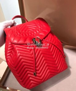 Replica Bvlgari Serpenti Forever Backpack 286538 Frame Coral 2