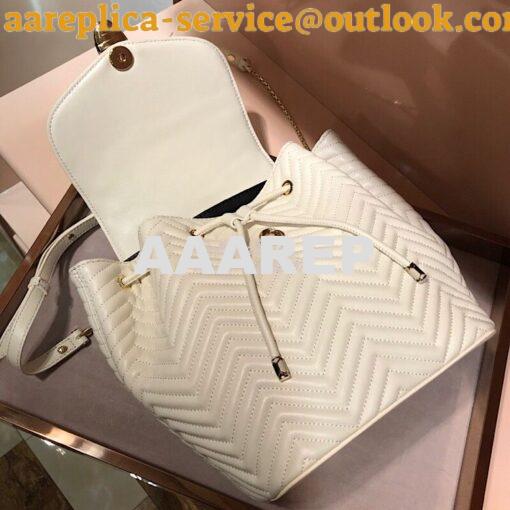 Replica Bvlgari Serpenti Forever Backpack 286538 White 4