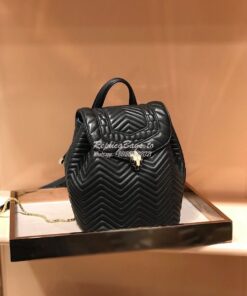 Replica Bvlgari Serpenti Forever Backpack 286538 Black