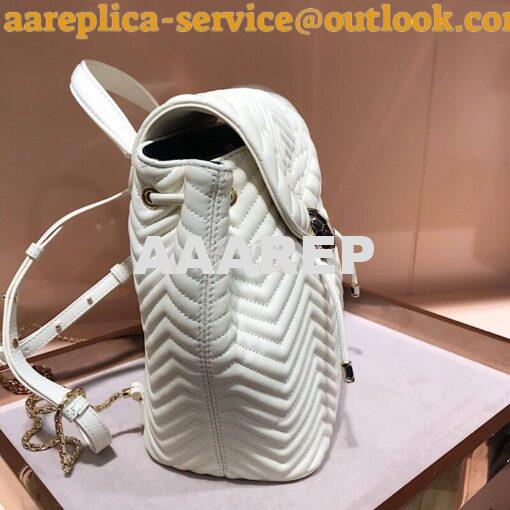 Replica Bvlgari Serpenti Forever Backpack 286538 White 7