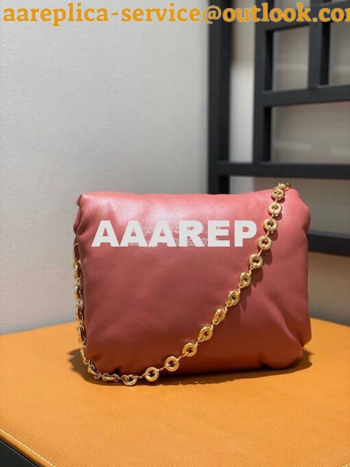 Replica Loewe Puffer Goya bag in shiny nappa lambskin AP40P41 Plumrose 9