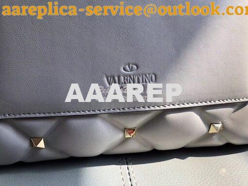 Replica Valentino Candystud Top Handle Bag Grey 7