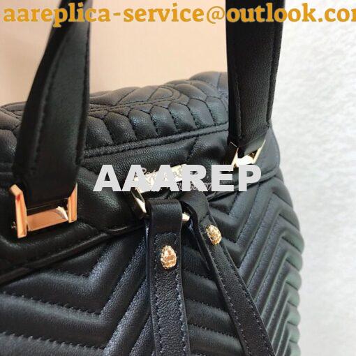 Replica Bvlgari Serpenti Forever Backpack 286538 Black 9