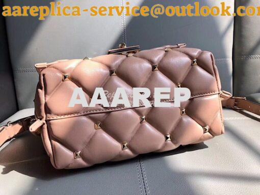 Replica Valentino Candystud Top Handle Bag Beige 5