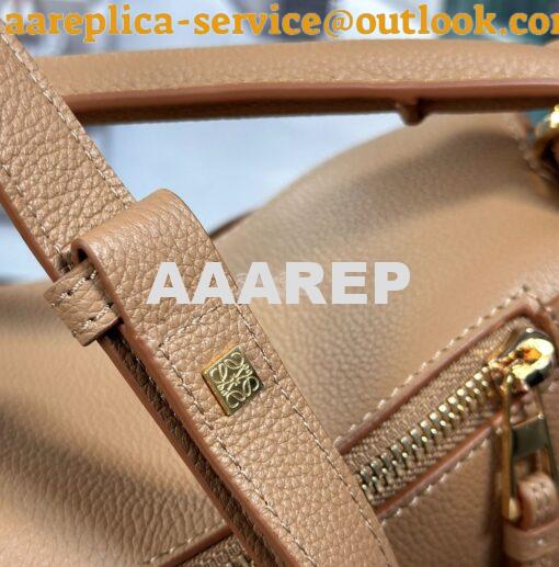 Replica Loewe Small Puzzle Bag In Soft Grained Calfskin A510P60 Toffee 5