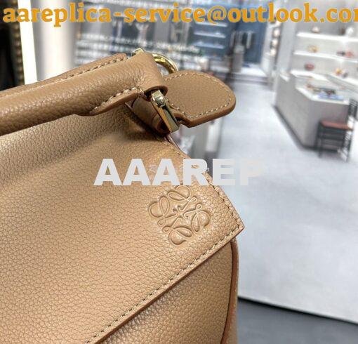 Replica Loewe Small Puzzle Bag In Soft Grained Calfskin A510P60 Toffee 6