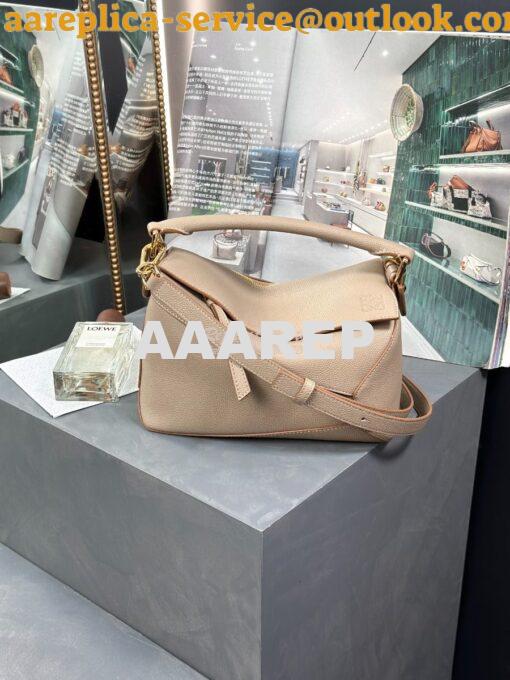 Replica Loewe Small Puzzle Bag In Soft Grained Calfskin A510P60 Sand