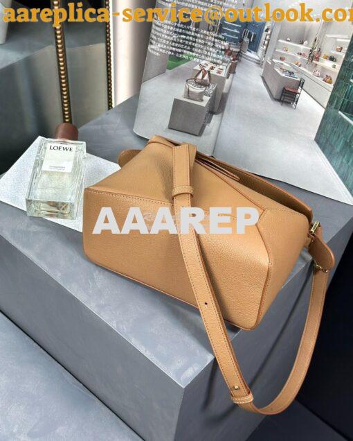 Replica Loewe Small Puzzle Bag In Soft Grained Calfskin A510P60 Toffee 7