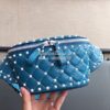 Replica Valentino Free Rockstud Spike Belt Bag Black 10