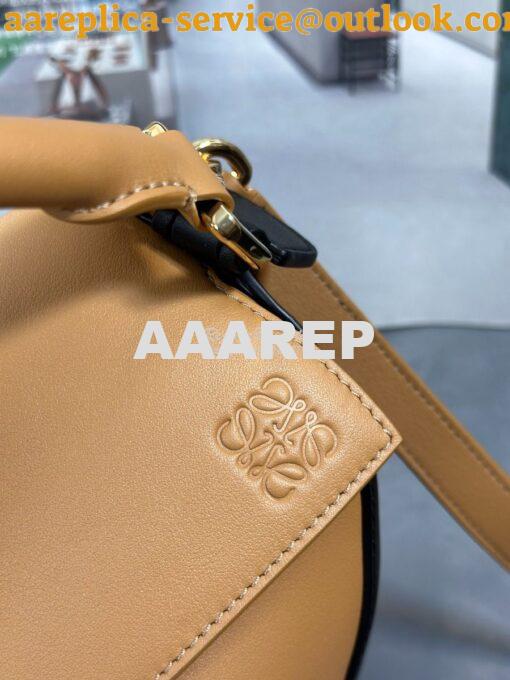 Replica Loewe Small Puzzle Bag In Classic Calfskin A510P60 Warm Desert 6