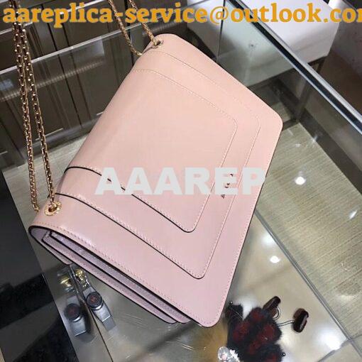 Replica Bvlgari Serpenti Forever Flap Cover Bag 284954 Rose Poudre 8