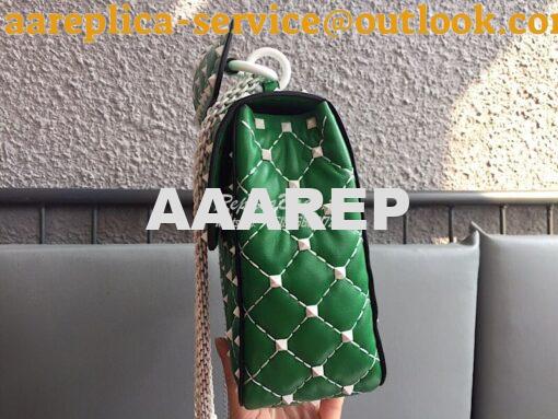 Replica Valentino Garavani Free Rockstud Spike Quilted Leather Chain B 4