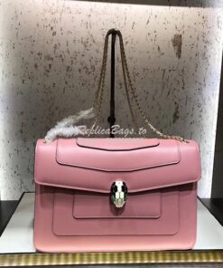 Replica Bvlgari Serpenti Forever Flap Cover Bag 284954 Zephyr Quartz