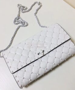 Replica Valentino Garavani Free Rockstud Spike Chain Bag White