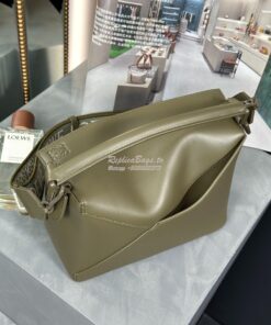 Replica Loewe Small Puzzle Bag In Satin Calfskin With Tonal Coloured H 2