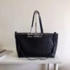 Replica Valentino Garavani Large Rockstud Tote Brown 11