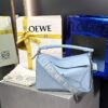 Replica Loewe Small Puzzle bag in Satin Calfskin A510S21XA9 Oak 9