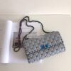 Replica Valentino Garavani Rockstud Spike Iridescent Chain Bag White 10