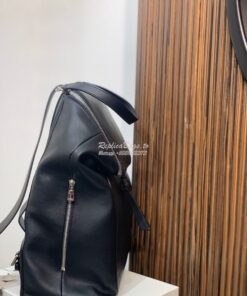 Replica Loewe Goya Backpack in Soft Natural Calfskin 66009 Black 2