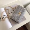 Replica Valentino Garavani Rockstud Spike Gold Chain Bag Beige 8