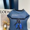 Replica Loewe Goya Backpack in Grained Calfskin 66009 Cognac 11