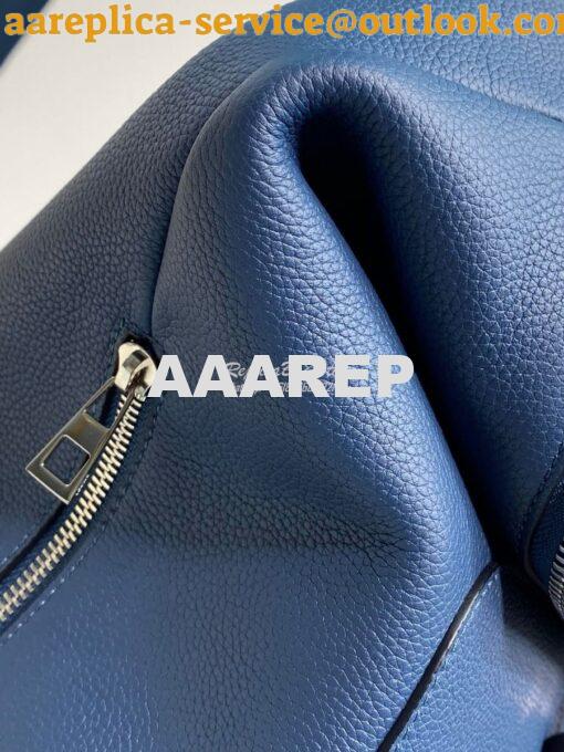 Replica Loewe Goya Backpack in Grained Calfskin 66009 Indigo 4