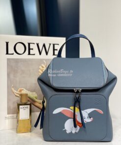 Replica Loewe Goya Dumbo Small Backpack 66019 Stone Blue