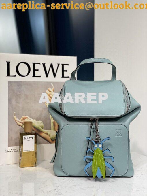 Replica Loewe Goya Small Backpack 66019 Light Blue