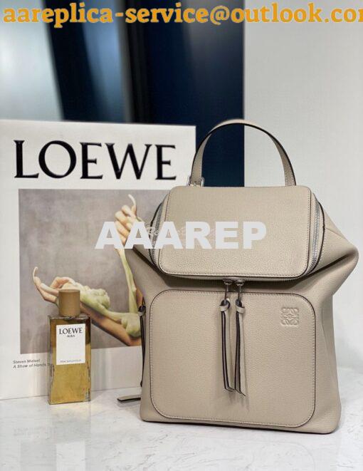 Replica Loewe Goya Small Backpack 66019 Light Oat