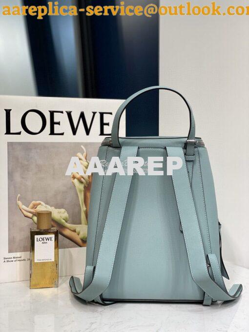 Replica Loewe Goya Small Backpack 66019 Light Blue 7