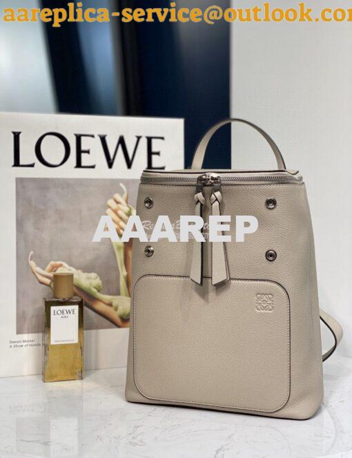 Replica Loewe Goya Small Backpack 66019 Light Oat 5