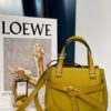 Replica Loewe Gate Top Handle Mini Bag 66042 Light Caramel 11