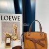 Replica Loewe Gate Top Handle Mini Bag 66042 Light Oat 11