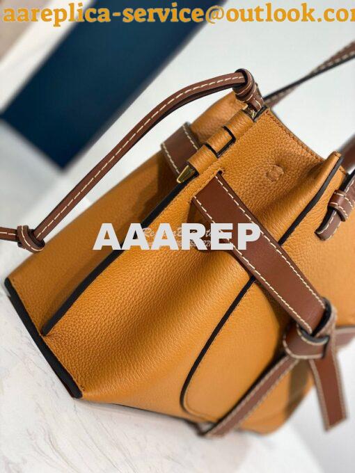 Replica Loewe Gate Top Handle Mini Bag 66042 Light Caramel 5