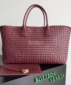 Replica Bottega Veneta BV Large Cabat Intreccio Lambskin Tote bag 6088