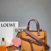 Replica Loewe Gate Top Handle Small Bag 66053 Scarlet Red/Burnt Red 10